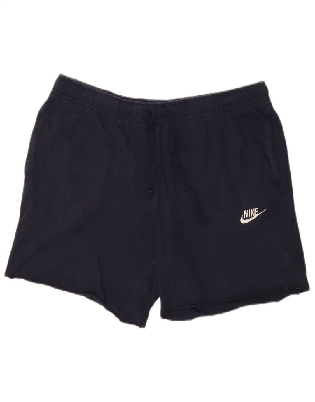 Nike Short de sport pour homme en coton bleu marine Taille L