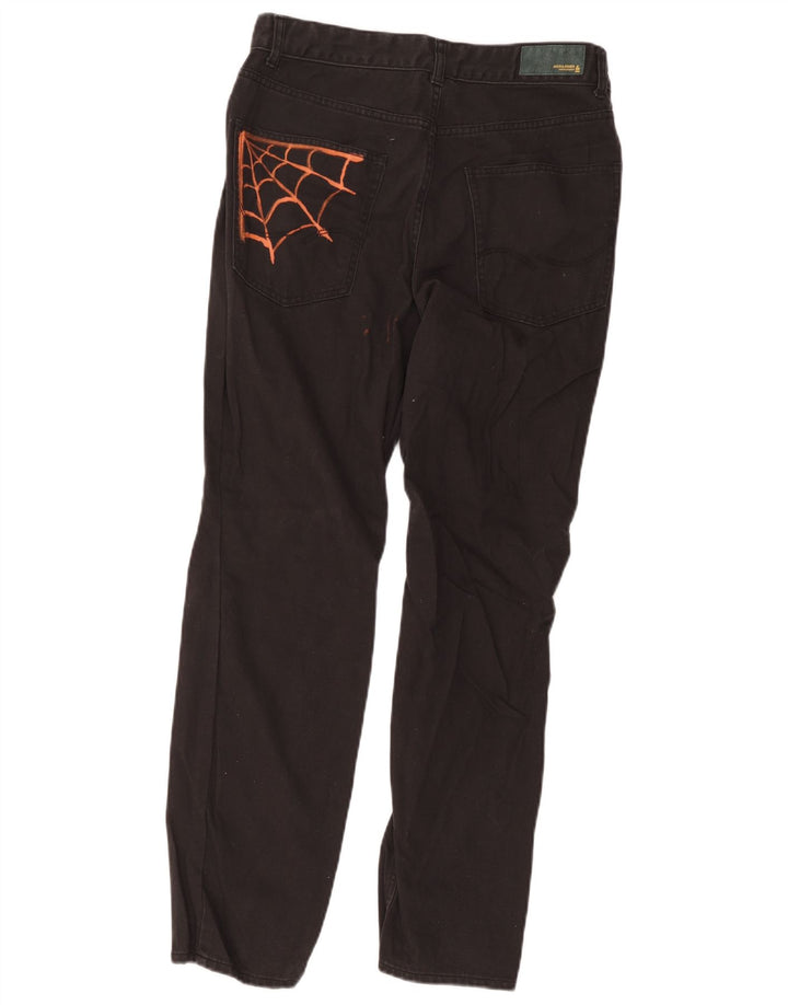 Jack & Jones Jean Droit Homme W32 L32 Noir Coton