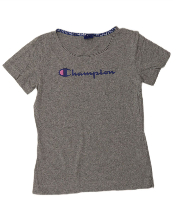 CHAMPION T-Shirt Graphique Femme UK 18 XL Gris Coton