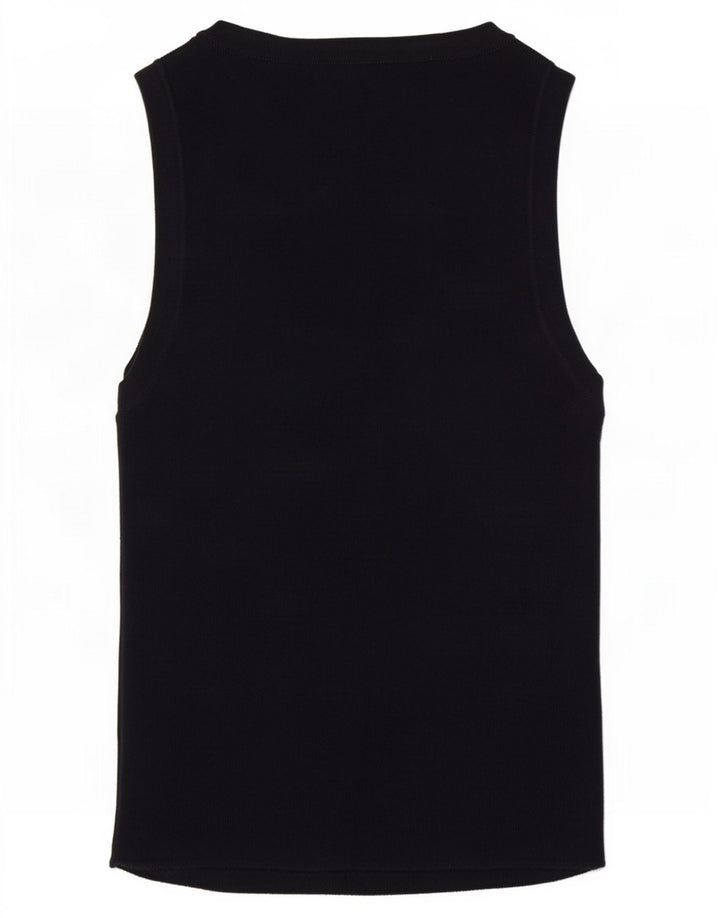 Zara Femme Débardeur UK 8 Small Bleu Marine