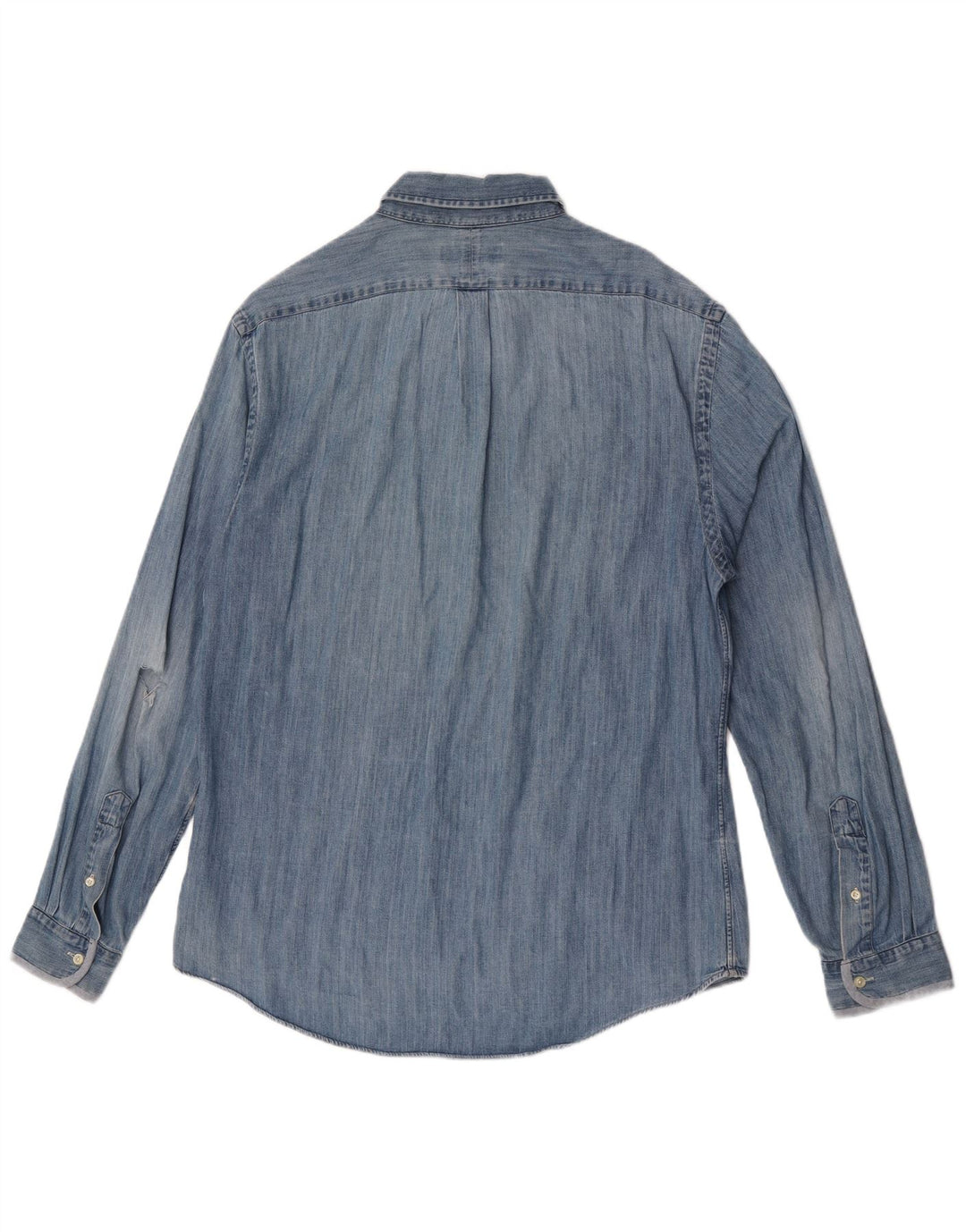 Ralph Lauren Chemise en jean coupe slim pour homme XL Bleu coton