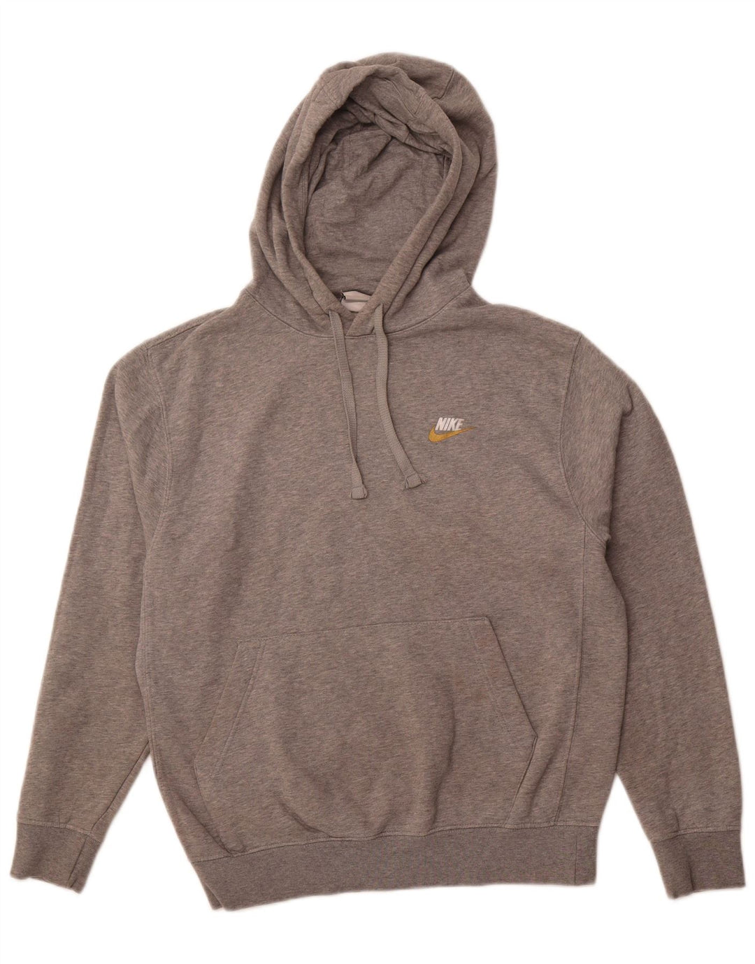 NIKE Pull à capuche pour homme en coton gris petit