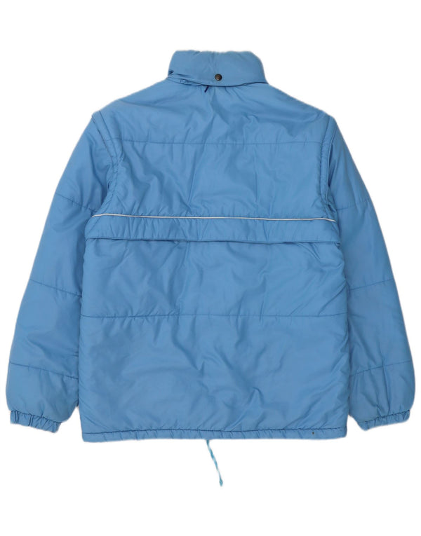 Veste matelassée homme vintage IT 48 Polyamide bleu moyen