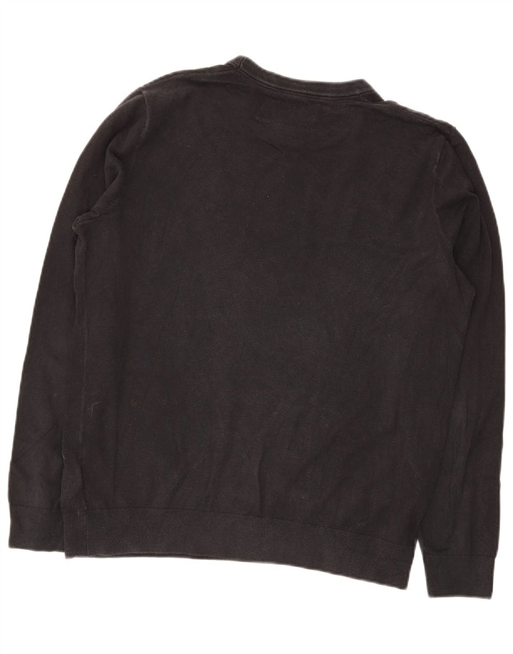 Calvin Klein Jeans Sweat-shirt pour homme en coton noir Taille L
