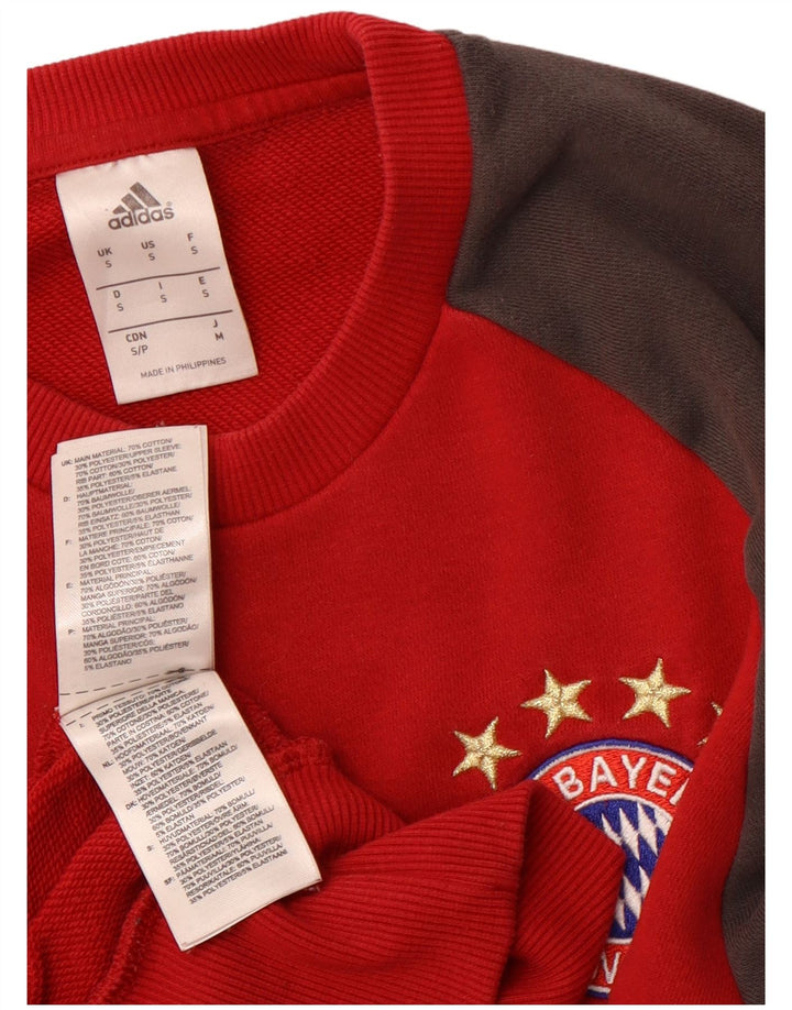 ADIDAS Sweat-shirt FC Bayern Munchen pour homme, petit, rouge, color block