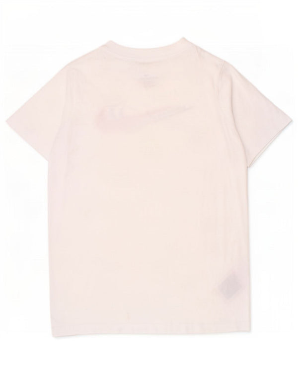 Nike Garçon Graphic T-Shirt Top 10-11 ans Coton Blanc Moyen