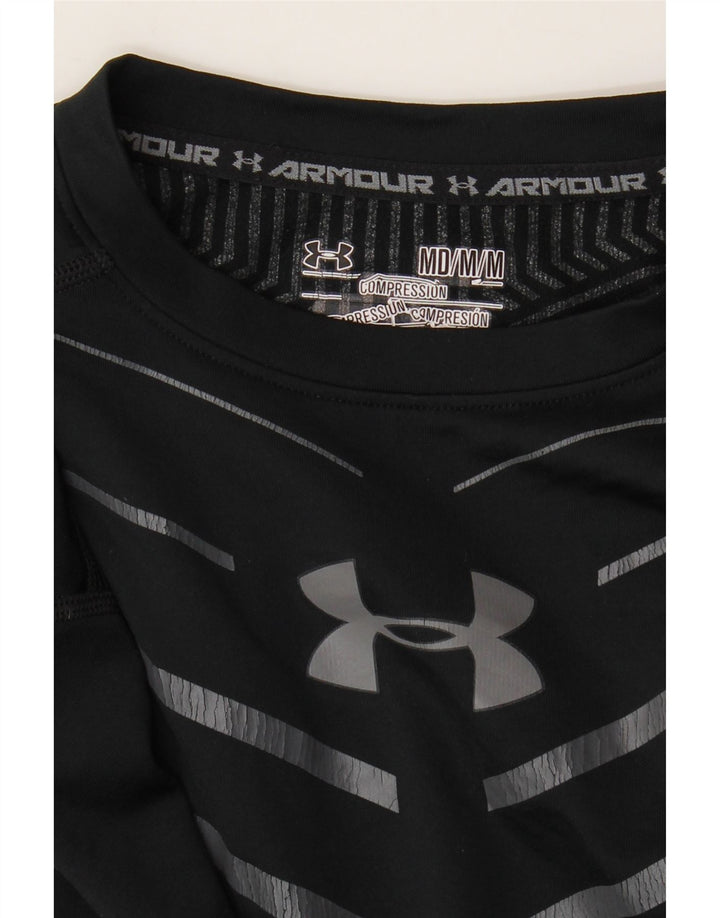 Under Armour Haut à Manches Longues Homme Noir Rayé Moyen