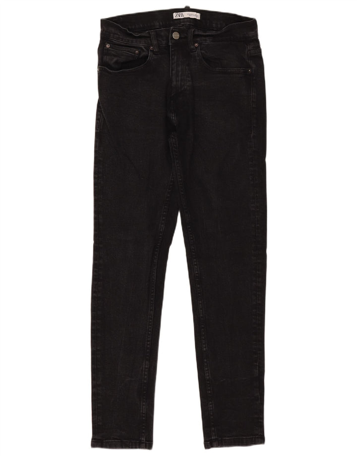 Zara Jean skinny pour homme EU 40 Medium W30 L30 Noir Coton