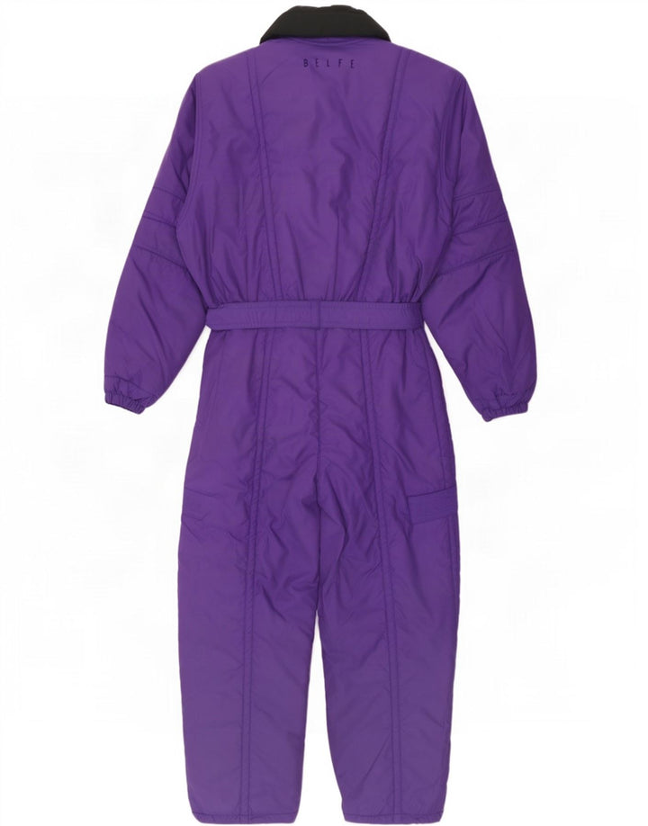 Combinaison de ski femme Belfe IT 46 grande fleur en nylon violet