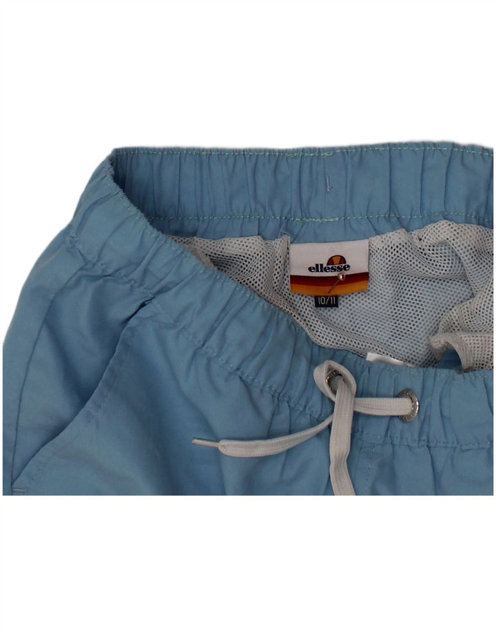 ELLESSE Short de Bain Graphique Garçon 10-11 ans Bleu Polyester