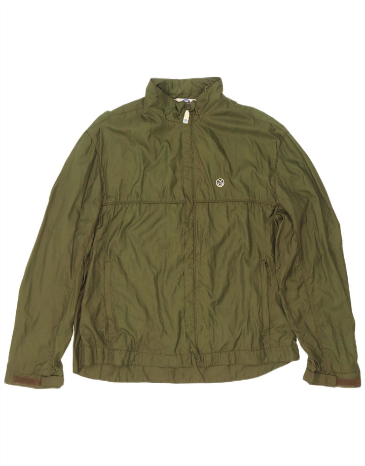North Sails Veste de Pluie Homme UK 42 XL Vert Polyamide