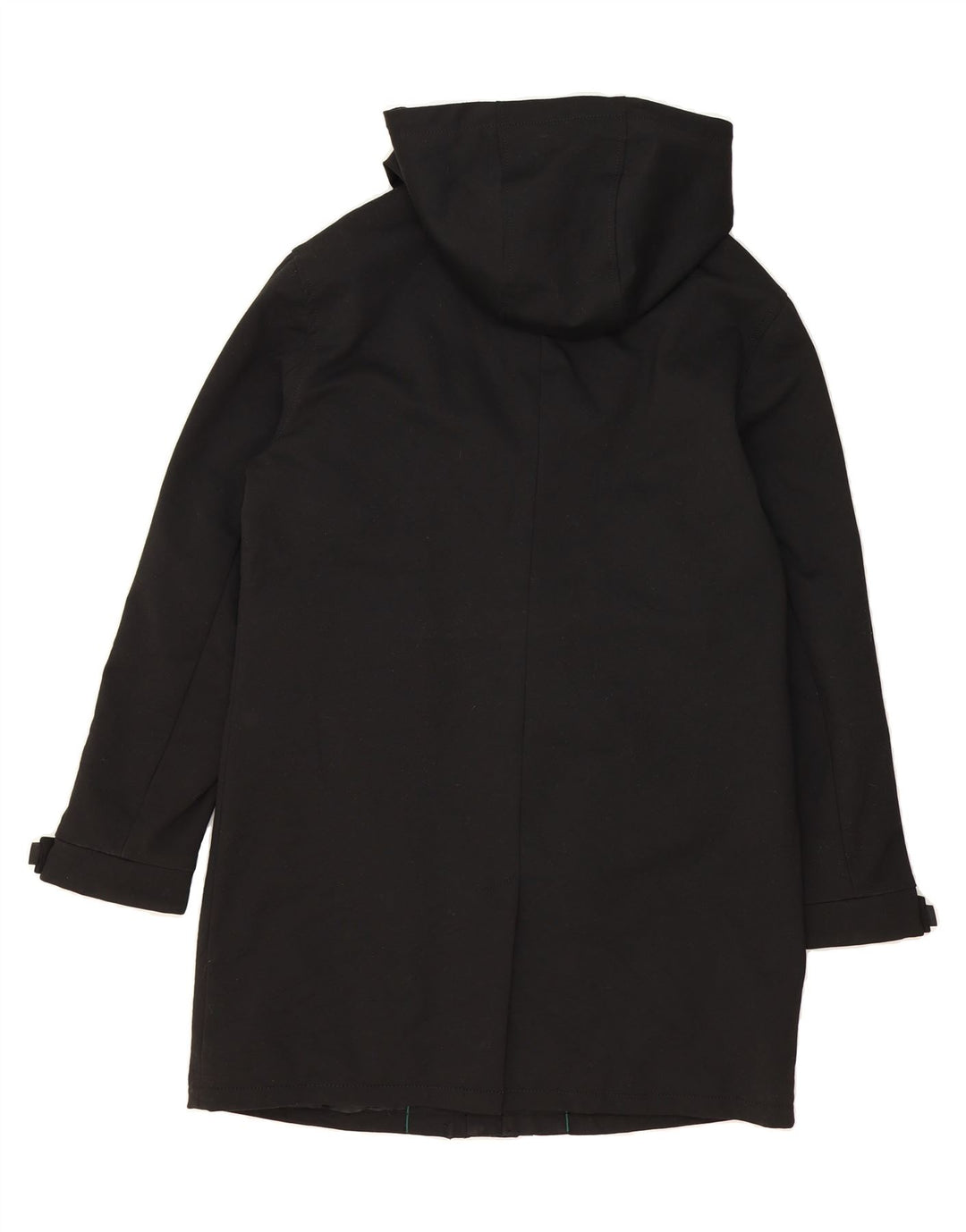 ZARA Womens Hooded Windbreaker Coat UK 18 XL Black Polyester Vintage Zara and Second-Hand Zara from Messina Hembry 