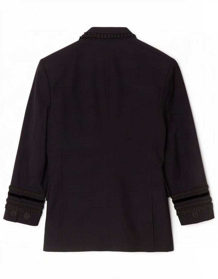 Escada Womens by Margaretha Ley Blazer Jacket EU 38 Bleu marine moyen