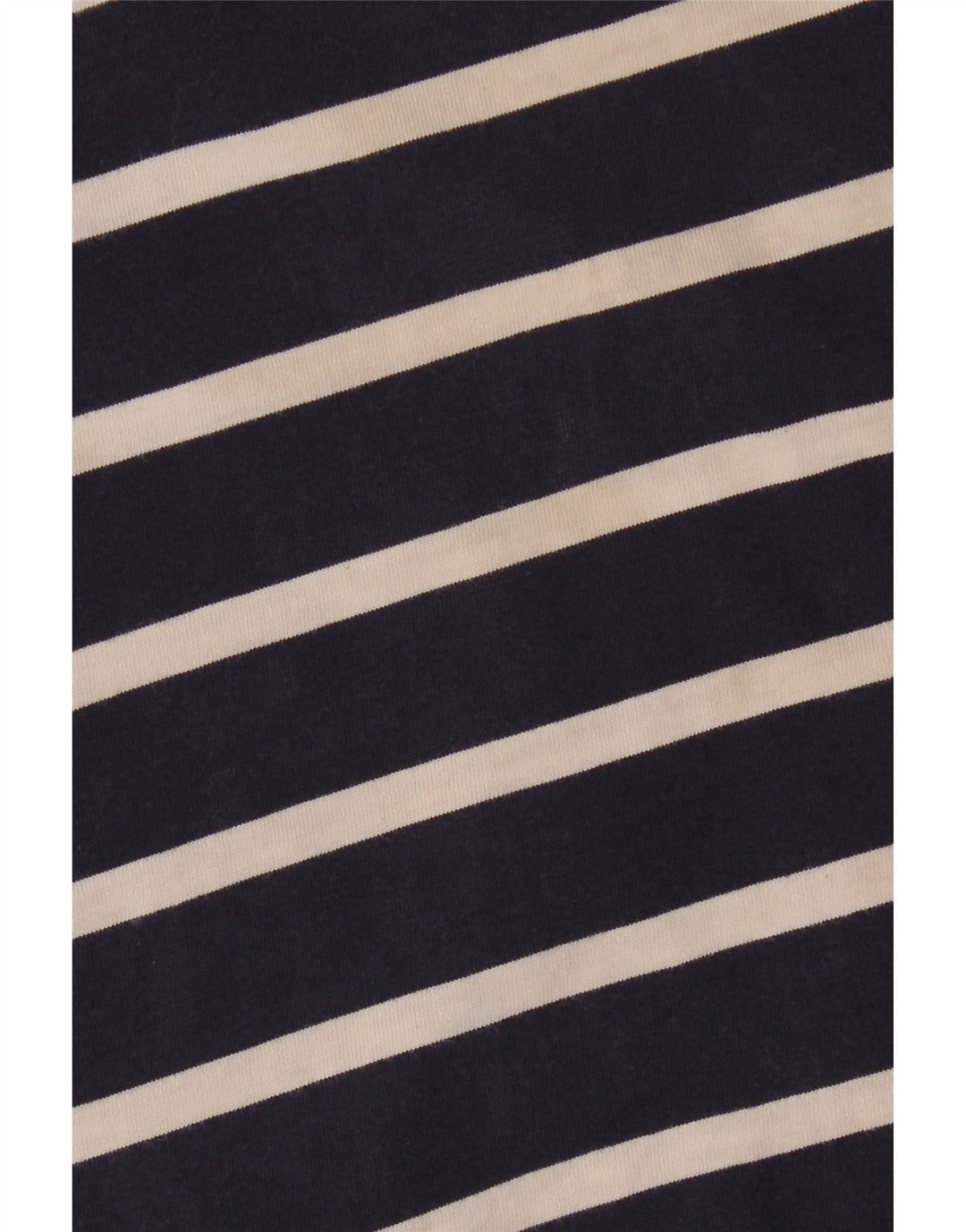 FAT FACE Haut Femme Manches Longues UK 18 XL Bleu Marine Rayé Coton