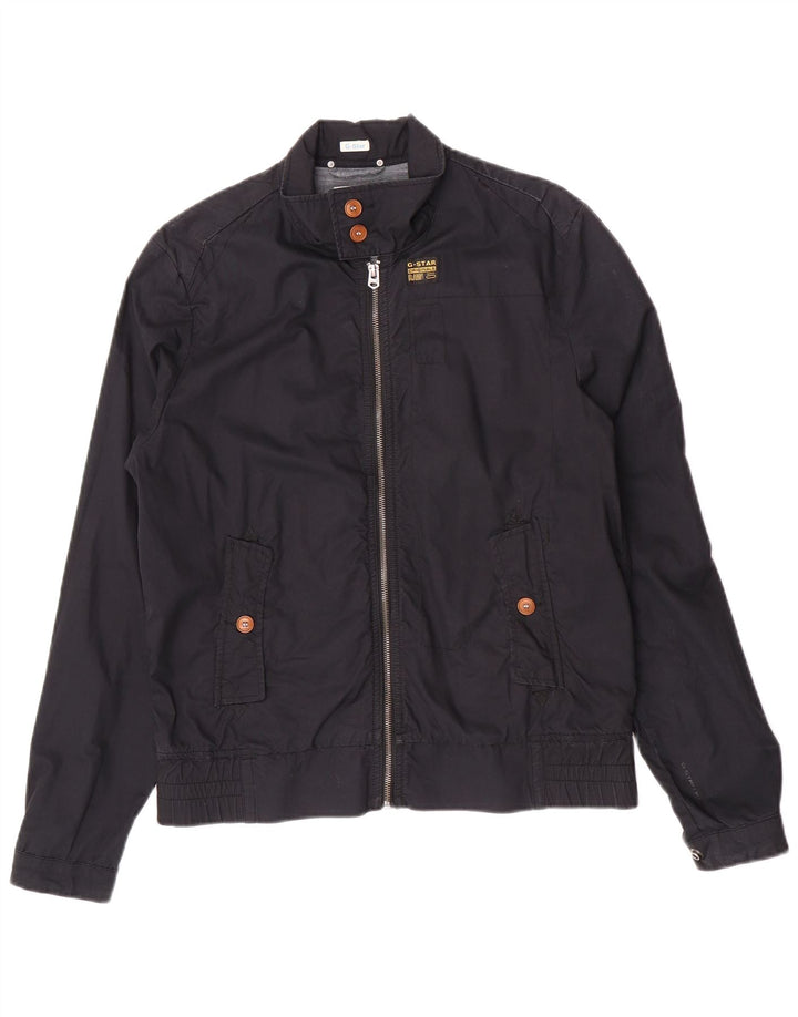 G-Star Veste Bomber Homme UK 38 Coton Bleu Marine Moyen