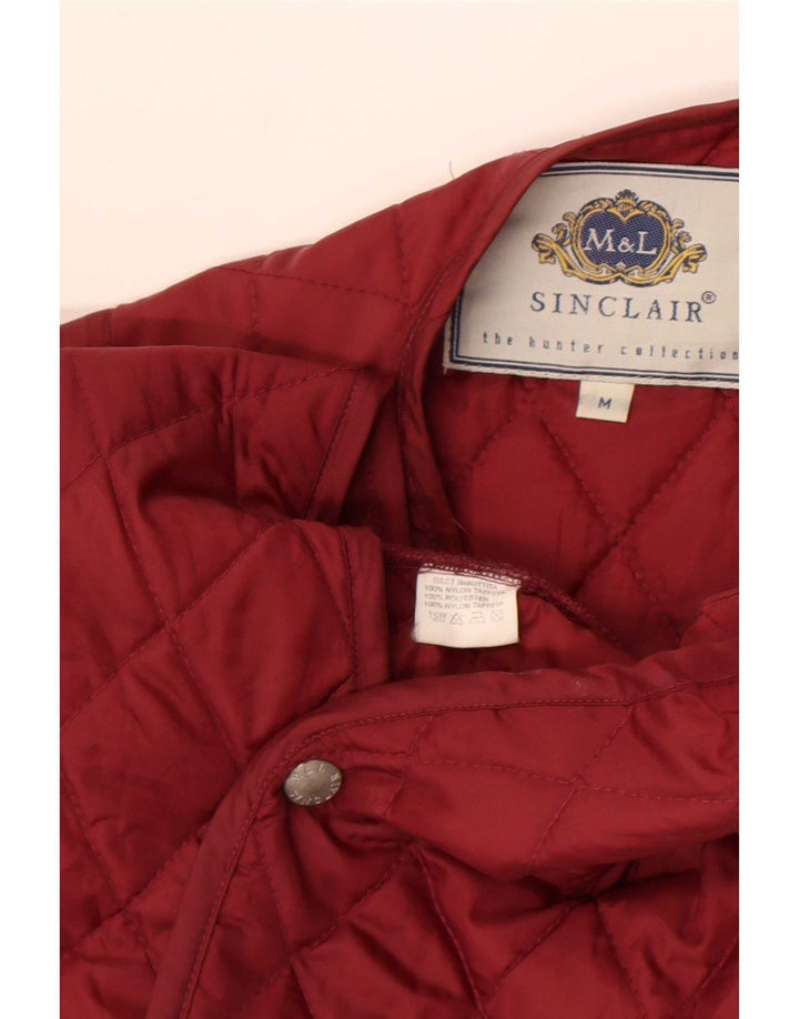 Sinclair Gilet matelassé pour homme UK 38 Medium Bordeaux Nylon