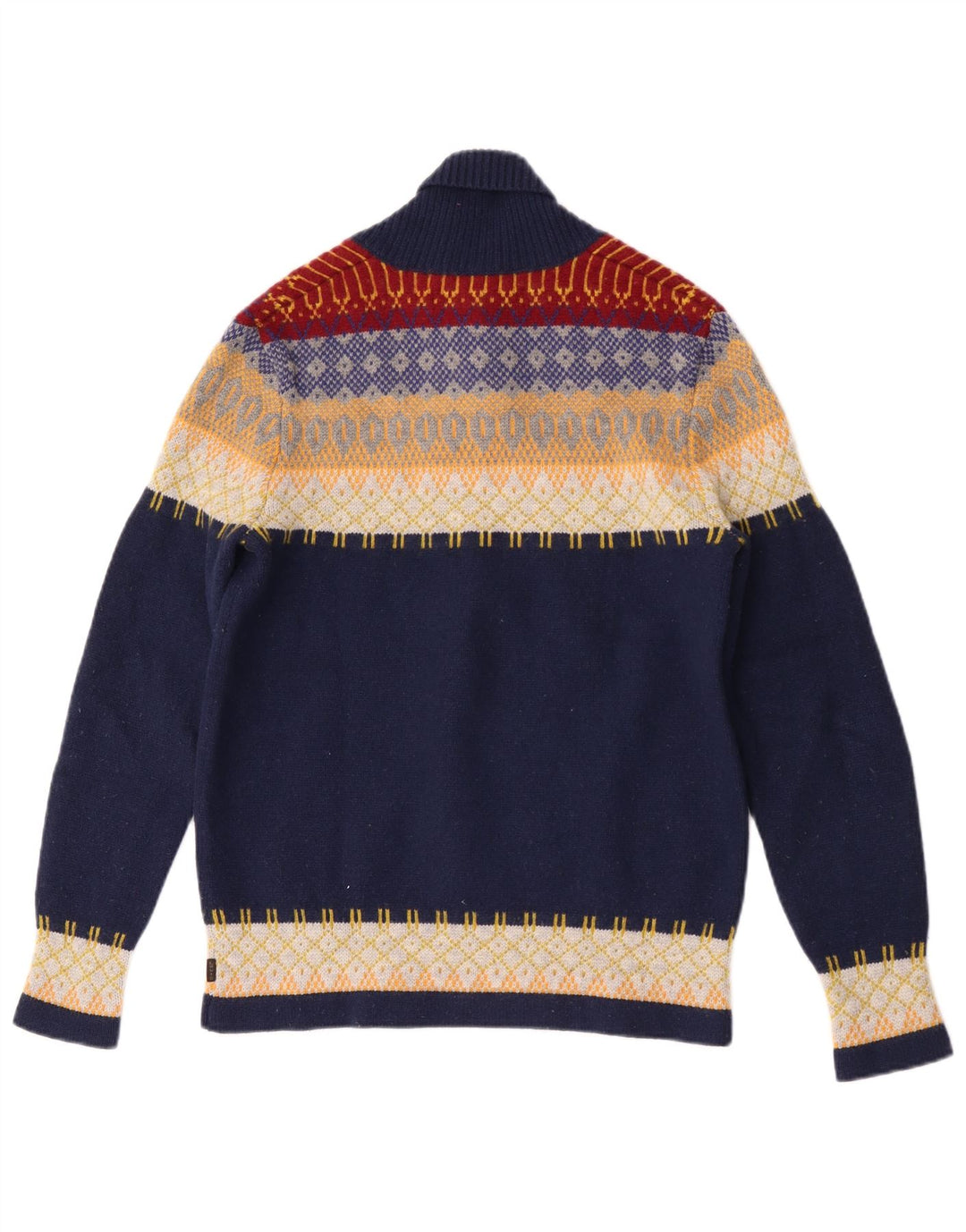 Levi's Pull Col Châle Homme Bleu Marine Moyen Colourblock
