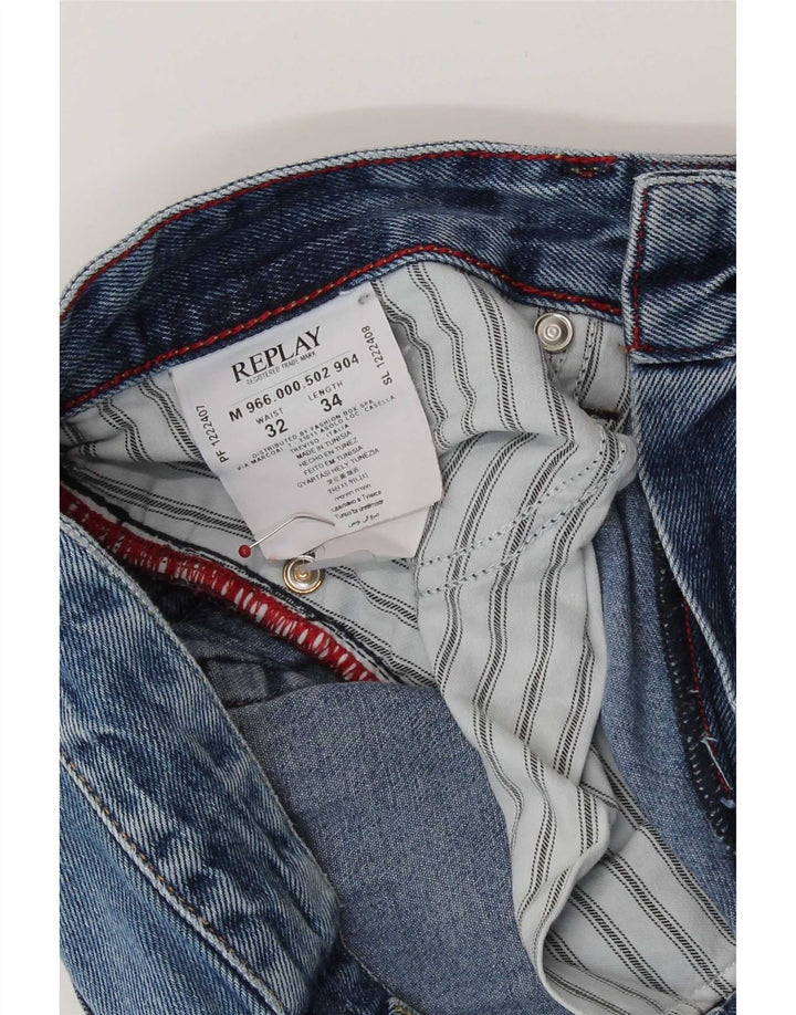 Replay Jean Jeto Slim W32 L30 Homme Bleu Coton