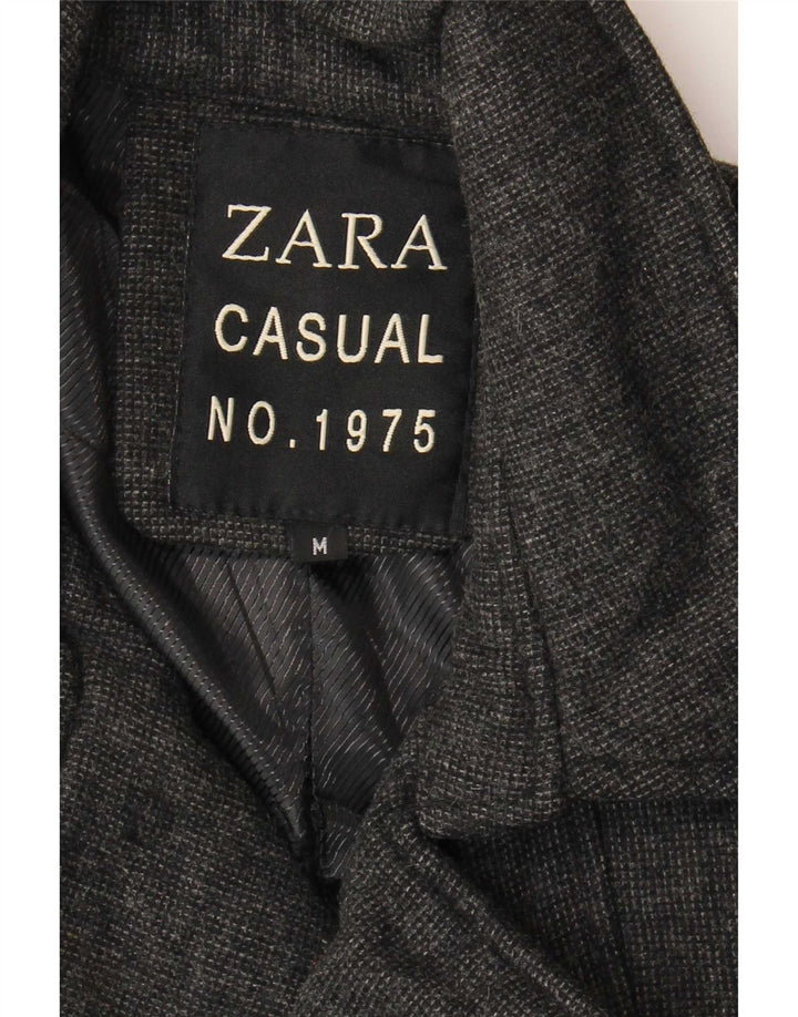 Zara Caban Homme UK 38 Gris Moyen
