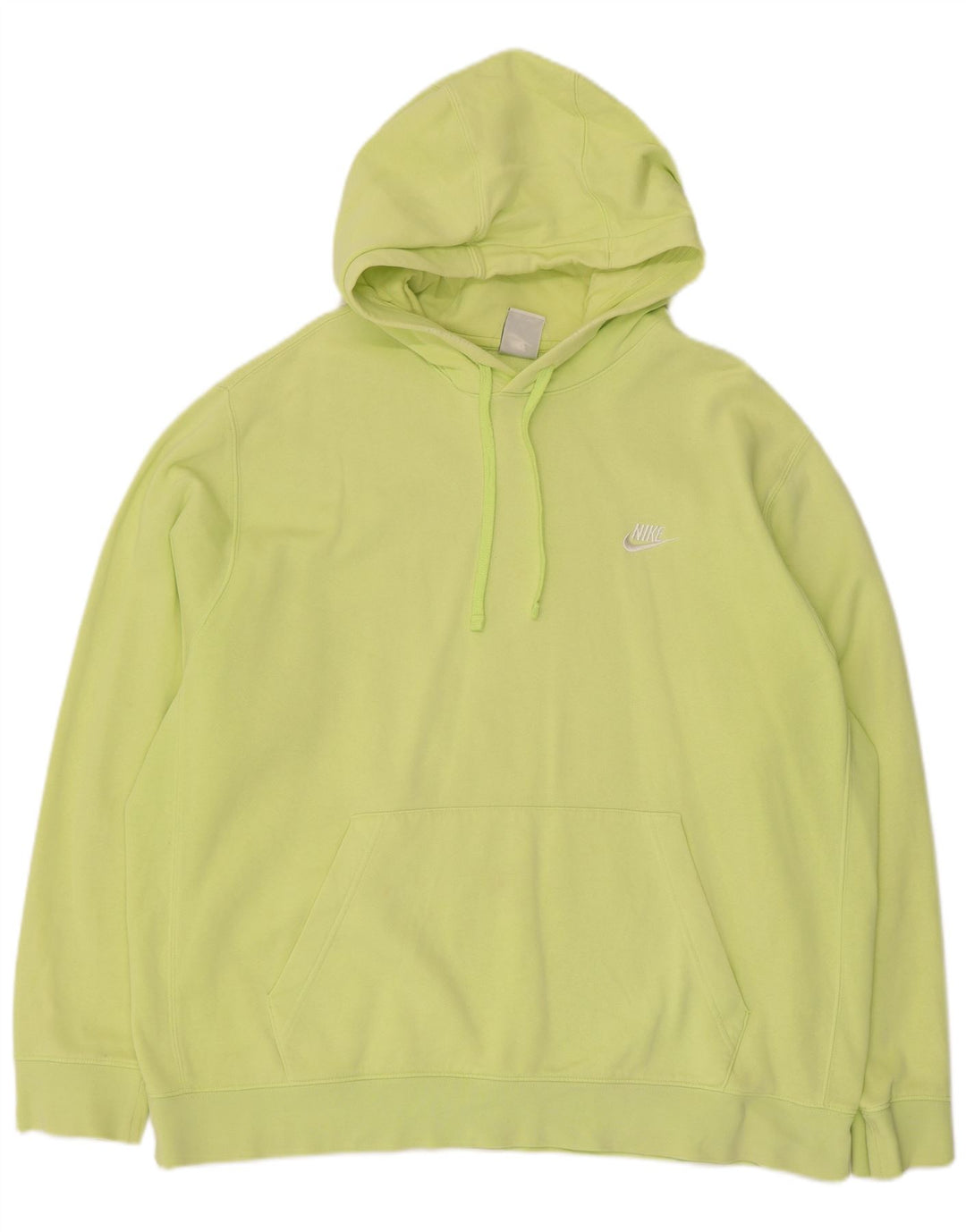 Nike Pull à capuche pour homme XL Jaune Coton