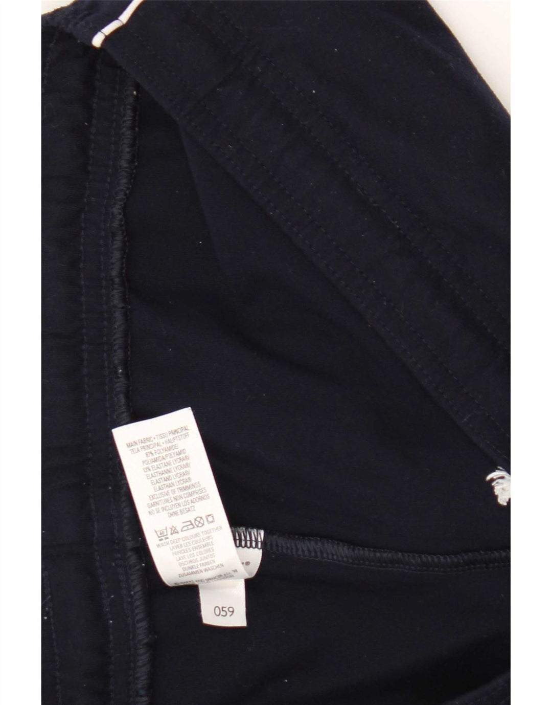Marks & Spencer Pantalon de survêtement pour femme UK 14 Large Bleu Marine Polyamide