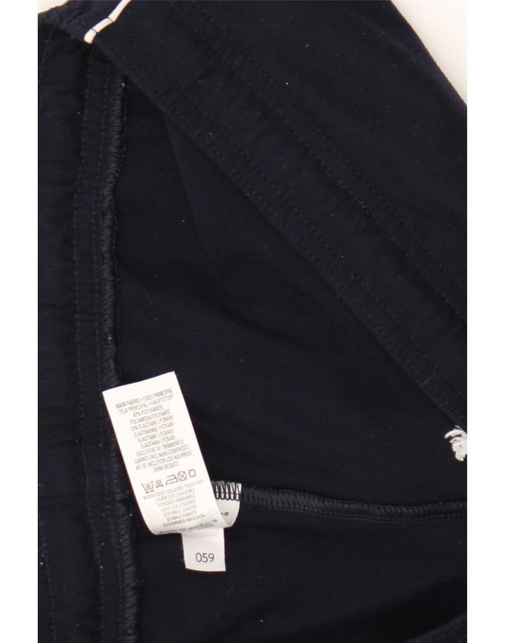 Marks & Spencer Pantalon de survêtement pour femme UK 14 Large Bleu Marine Polyamide