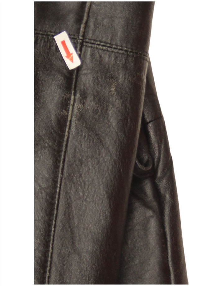 Veste en cuir homme vintage IT 52 XL Cuir noir