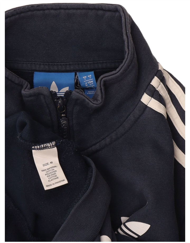 Adidas Veste de survêtement graphique pour homme Petit coton bleu marine