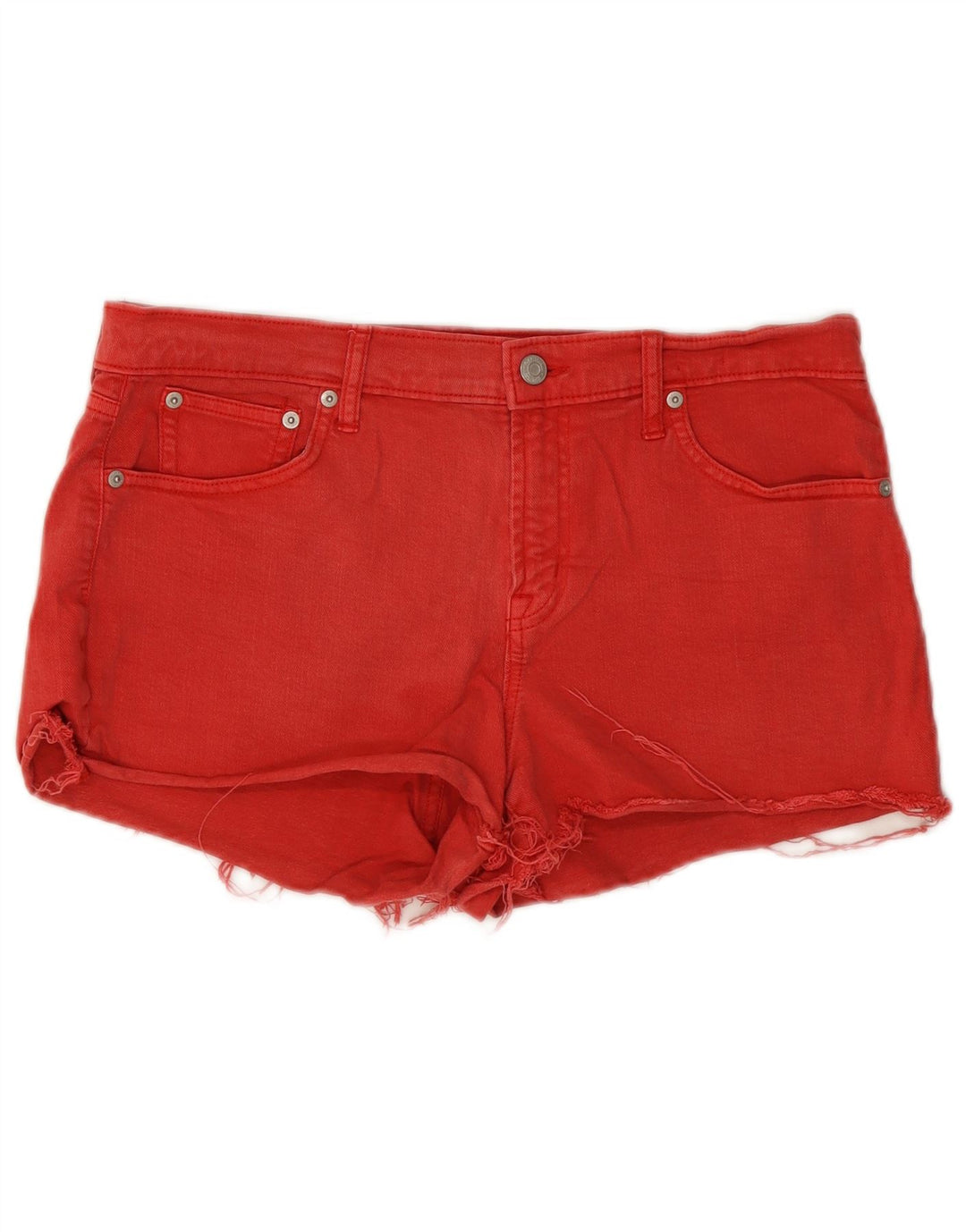 Gap Womens Denim Hot Pants W30 Coton Rouge Moyen