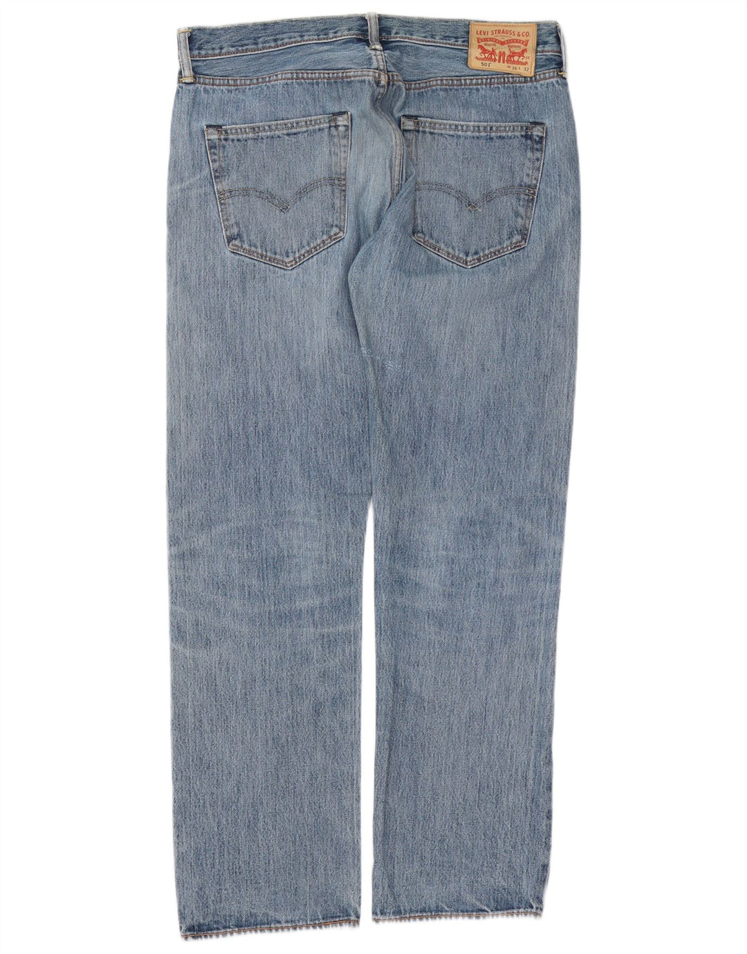 Levi's Jean Droit 501 Homme Bleu W36 L32 Coton