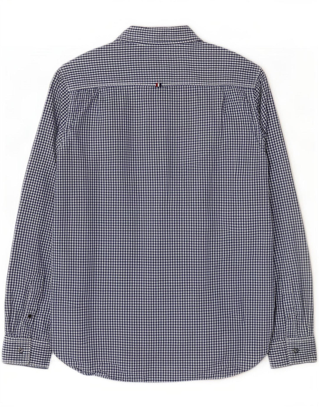 Superdry Chemise Homme Large Bleu Marine Vichy Coton
