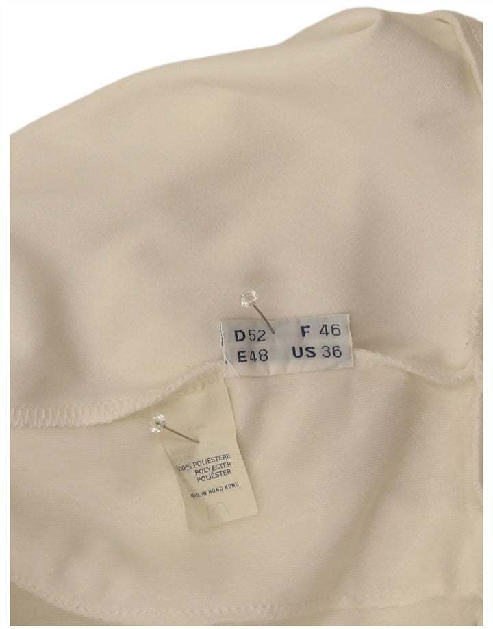 Sergio Tacchini Short de sport graphique pour homme EU 48 Polyester blanc moyen