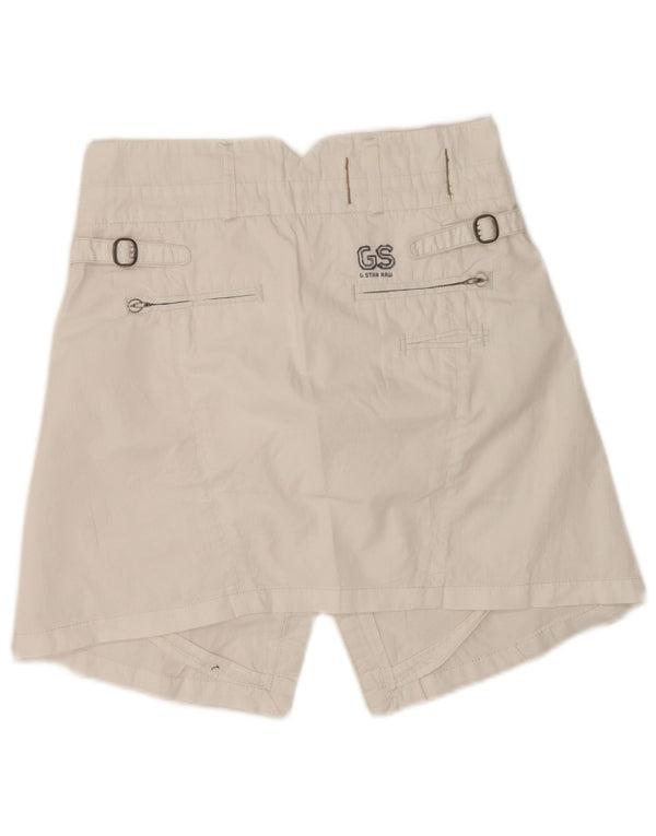 G-Star Femme Mini-jupe en jean W27 Coton blanc moyen