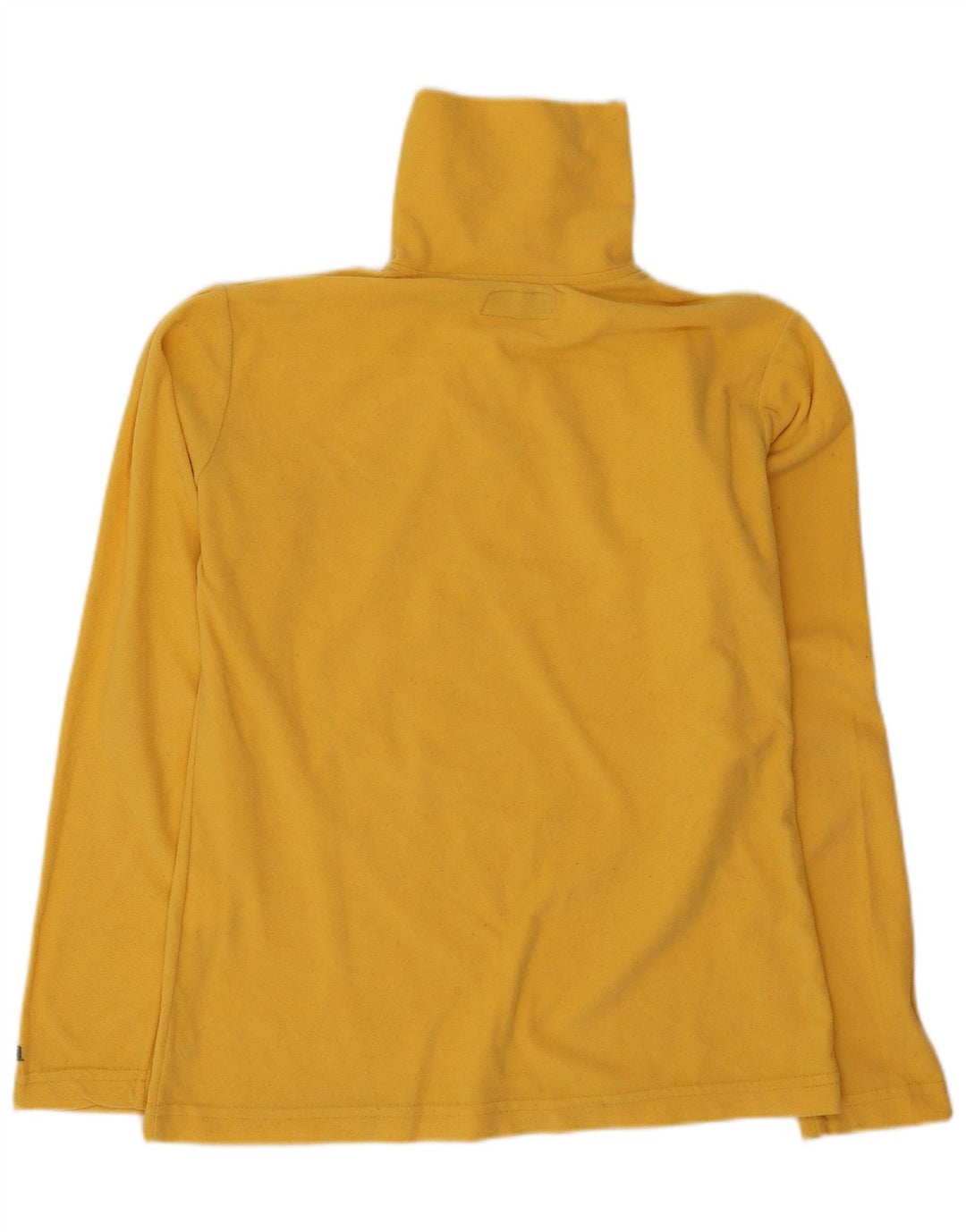Invicta Pull polaire à col zippé pour femme UK 12 Jaune moyen Polyester