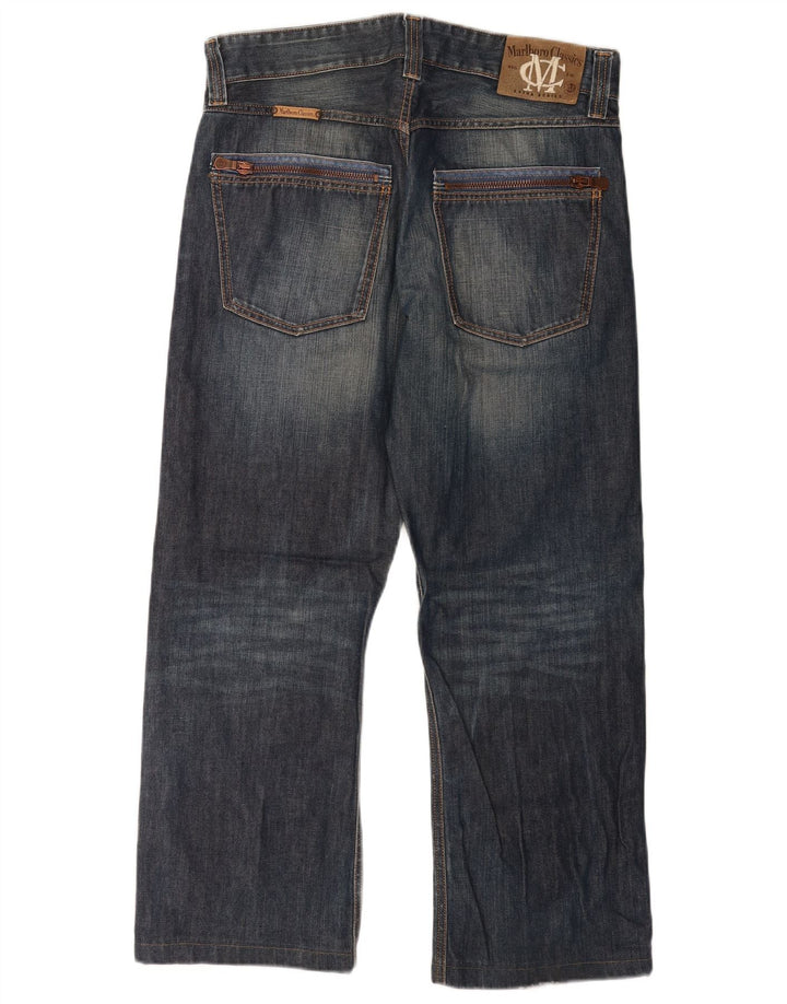 Marlboro Classics Jean droit homme W32 L28 bleu coton
