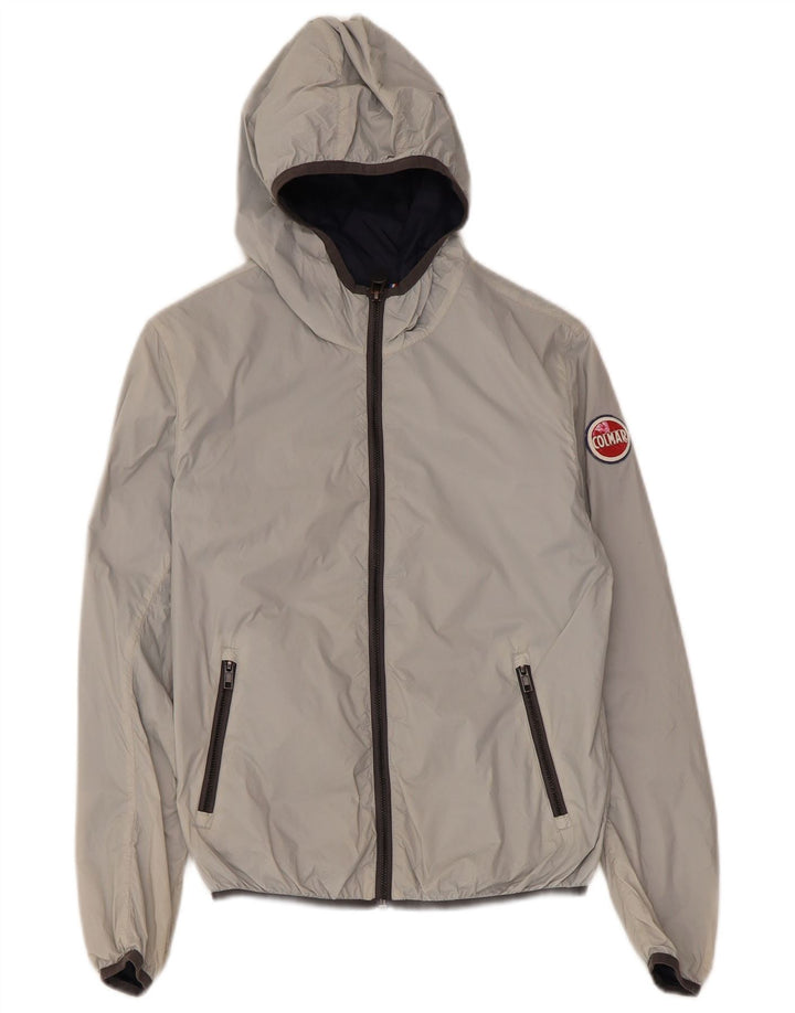 Colmar Veste Coupe-Vent à Capuche Garçon 11-12 ans Gris Polyamide