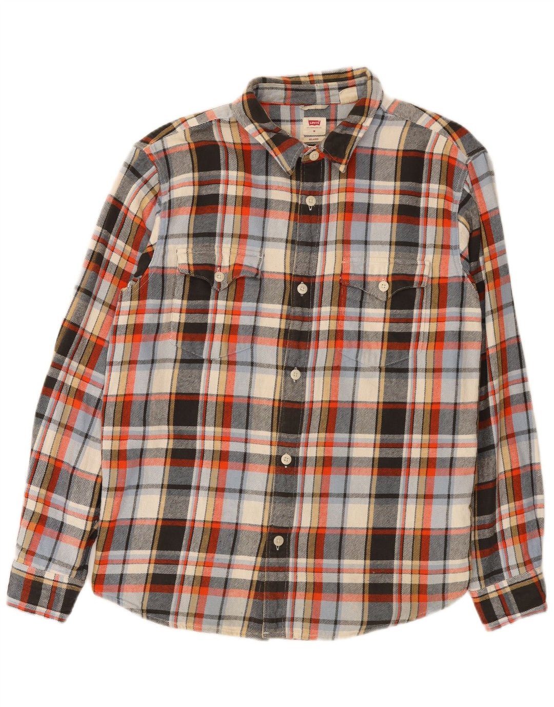 Levi's Chemise Relaxed Flannel Homme Multicolore Check Cotton