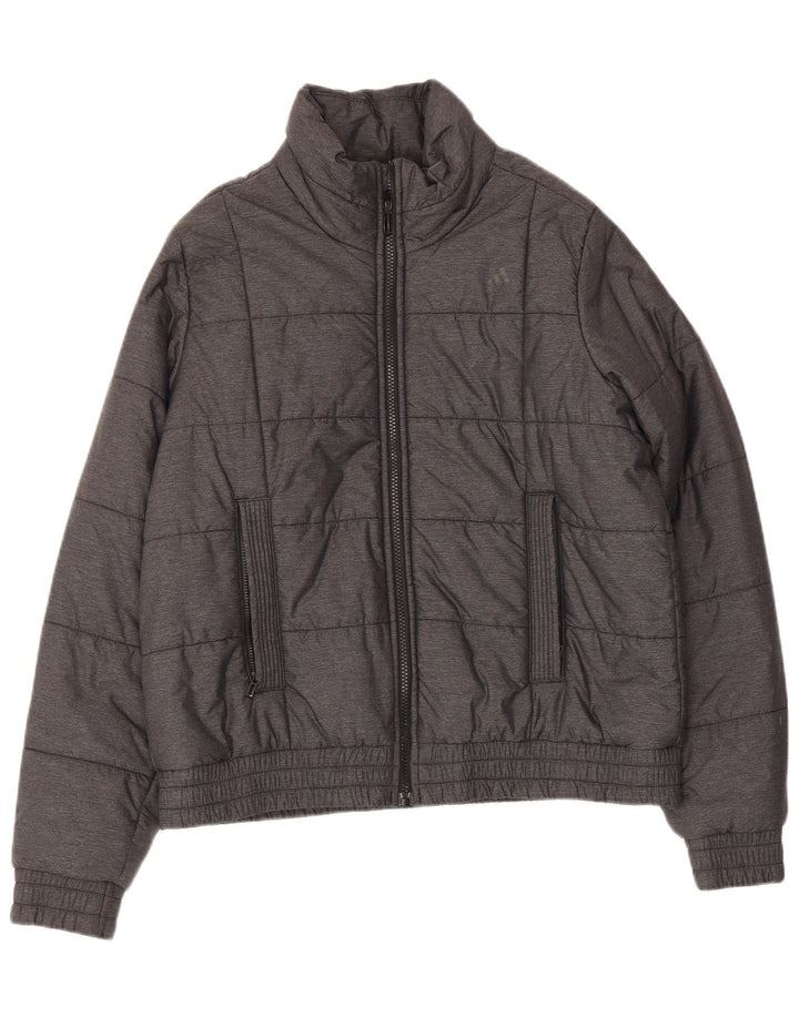 Adidas Veste rembourrée pour femme UK 16/18 Large Gris Nylon