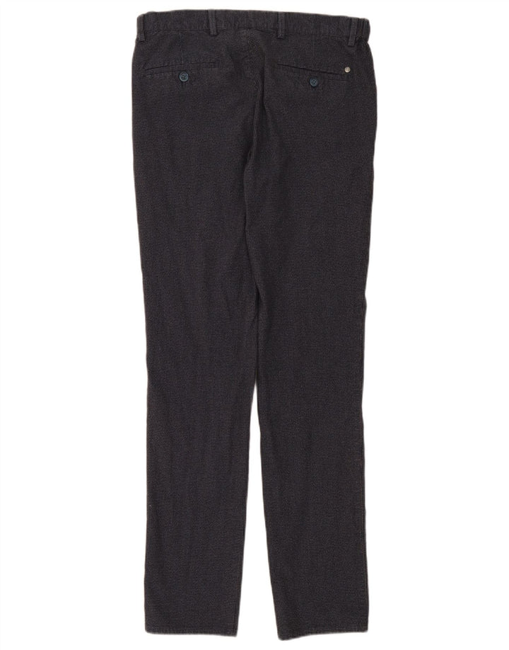 Massimo Dutti Pantalon Chino Homme EU 40 Medium W31 L32 Bleu Marine