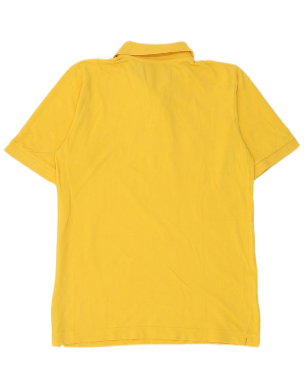 Kappa Polo Homme Petit Jaune Coton