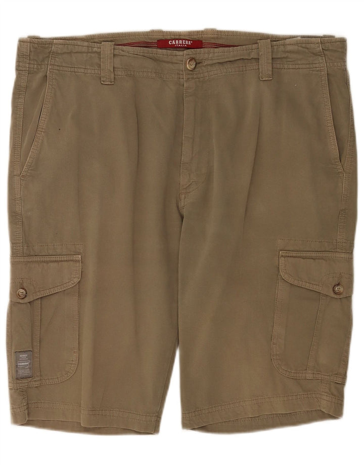 Carrera Short Cargo 618 W40 XL Homme Kaki Coton