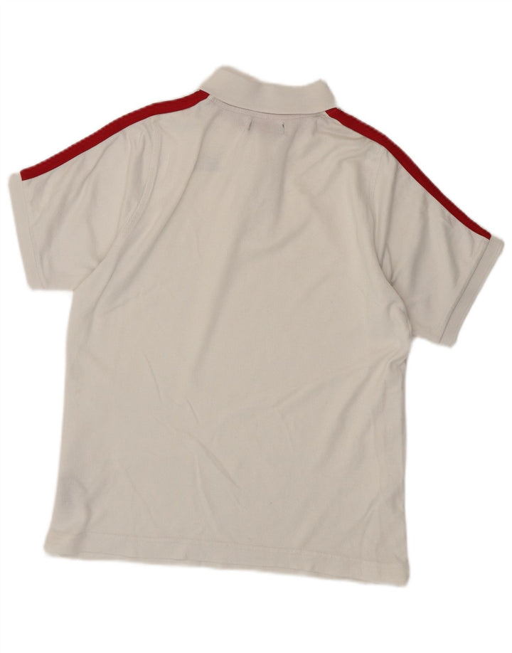 Kappa Polo Homme Petit Blanc Colorblock Coton