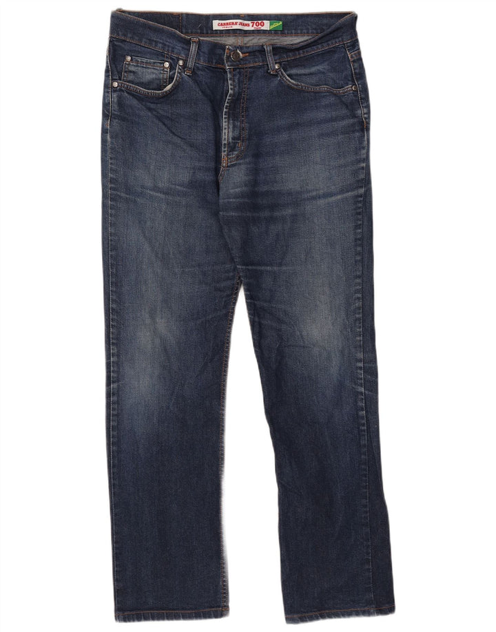 Carrera Jean Droit 700 Homme W34 L30 Bleu Marine Coton