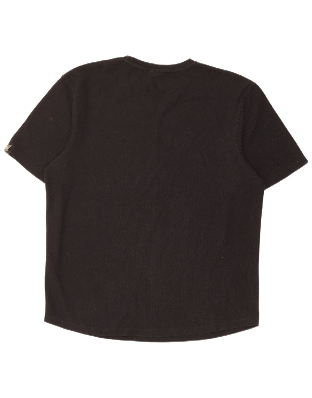 Zara T-Shirt Homme Haut Large Noir Polyester