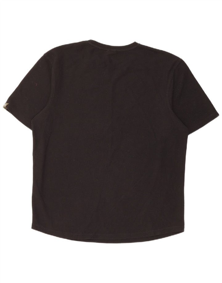 Zara T-Shirt Homme Haut Large Noir Polyester