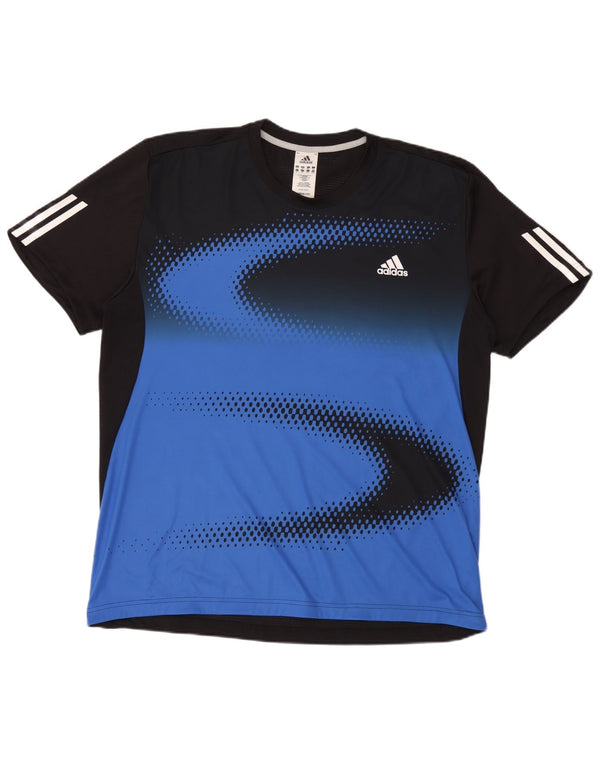 Adidas Clima 365 T-Shirt Top 2XL Noir Colorblock Polyester