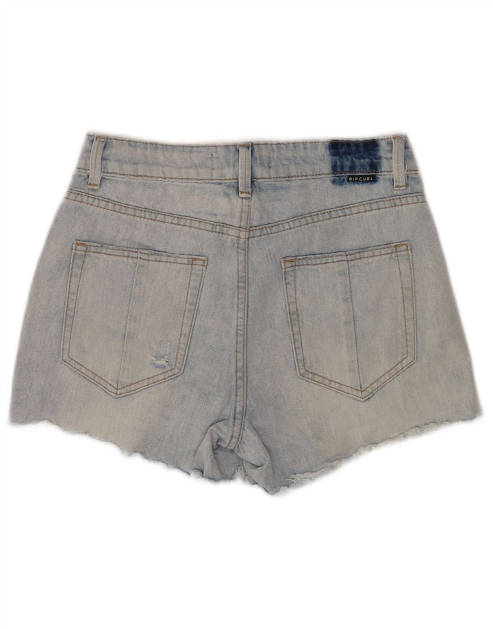 Rip Curl Short en jean vieilli pour femme W24 XS Bleu coton