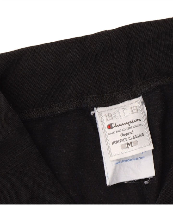CHAMPION Womens Tracksuit Trousers UK 12 Medium  Black Cotton Vintage Champion and Second-Hand Champion from Messina Hembry 