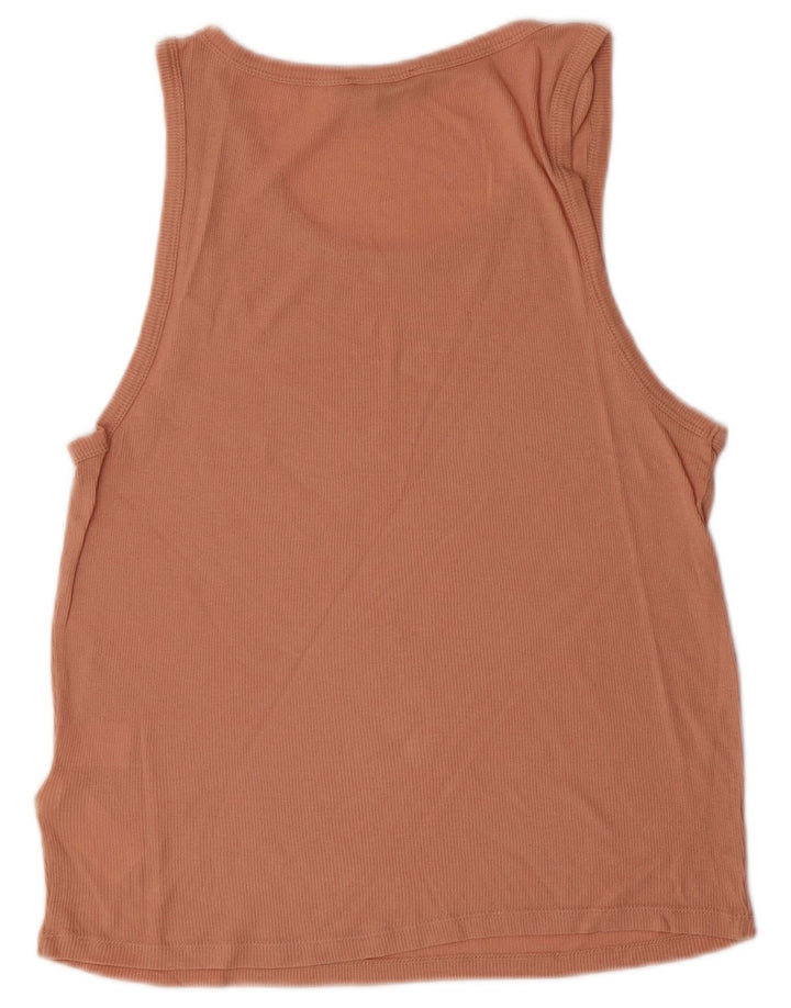 J. Crew Débardeur Femme UK 14 Large Orange Coton