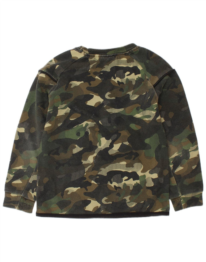 NIKE Sweat-shirt graphique pour garçon 5-6 ans Camouflage vert moyen